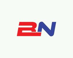 bn nb logo design vettore modello