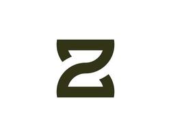 z zz logo design vettore modello