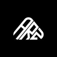 arz lettera logo creativo design con vettore grafico, arz semplice e moderno logo nel triangolo forma.