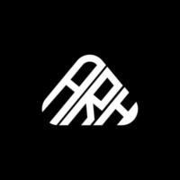 arh lettera logo creativo design con vettore grafico, arh semplice e moderno logo nel triangolo forma.
