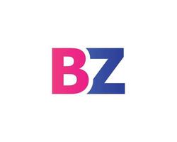 bz logo design vettore modello