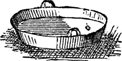 padella, Vintage ▾ illustrazione vettore