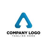 logo design lettera un, adatto per azienda, Comunità, personale loghi, marca loghi vettore