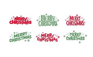 allegro Natale lettering tipografico design. natale vacanze testo design. vettore