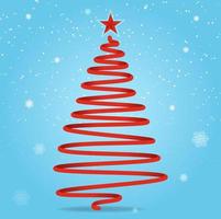 Natale sfondo. Natale albero scarabocchiare carta design. vettore illustrazione.