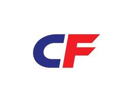 cfr fc logo design vettore modello