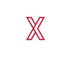 X xx logo design vettore modello