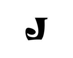 j logo design vettore modello