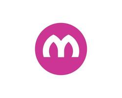 m logo design vettore modello