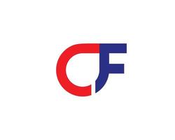 cfr fc logo design vettore modello