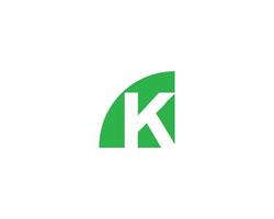 K logo design vettore modello