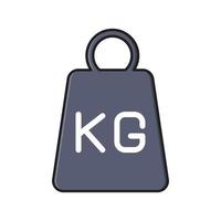 kg vettore illustrazione su un' sfondo.premio qualità simboli.vettore icone per concetto e grafico design.