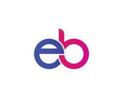 eb essere logo design vettore modello