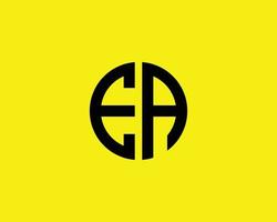 ea ae logo design vettore modello