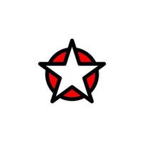 stella icona. stella logo. stella simbolo. stella modello pronto per uso. vettore