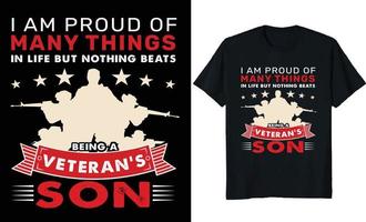veterani giorno magliette disegno, Vintage ▾ t camicia disegno, esercito t camicia design vettore