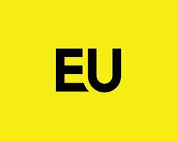 Unione Europea ue logo design vettore modello
