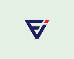 fi logo design vettore modello