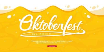 oktoberfest concetto illustrazione vettore