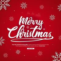 Natale con lettering concetto sfondo vettore