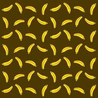 Banana sfondo, illustrazione, vettore su bianca sfondo.