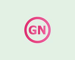gn ng logo design vettore modello