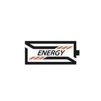 caricare logo design energia logo tecnologia vettore