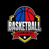 americano gli sport scudo pallacanestro club logo, pallacanestro club. torneo pallacanestro club emblema, design modello su buio sfondo