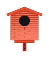 vettore illustrazione di birdhouse