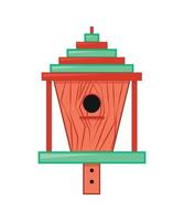 vettore illustrazione di birdhouse