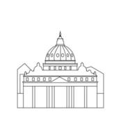 vettore illustrazione di Roma