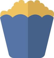 film impostato Popcorn, illustrazione, su un' bianca sfondo. vettore