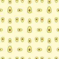 avocado modello, illustrazione, vettore su bianca sfondo.