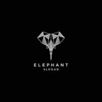 elefante logo design icona modello vettore