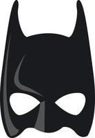 Batman nero maschera vettore