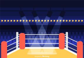 Wrestling Ring Vector Illustration