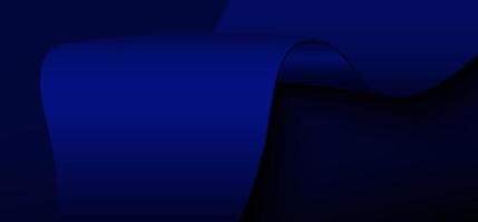 astratto pendenza blu nastro 3d modello design opera d'arte. sovrapposizione design con semplice presentazione sfondo. vettore