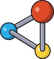 atomi vettore illustrazione su un' sfondo.premio qualità simboli.vettore icone per concetto e grafico design.