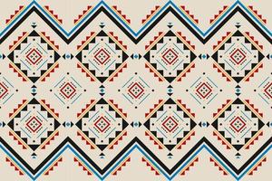 tappeto tribale modello arte. geometrico etnico senza soluzione di continuità modello tradizionale. azteco etnico ornamento Stampa. messicano stile. vettore