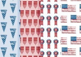 vector 4th of july patterns
