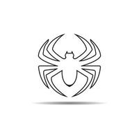 ragno icona logo vettore design