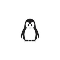 pinguino icona logo vettore design