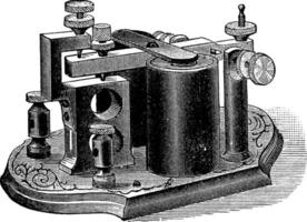 telegrafo più suono, Vintage ▾ illustrazione. vettore