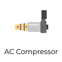 di moda AC compressore vettore