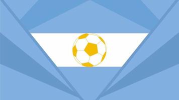 calcio modello sfondo su il tema di argentina bandiera vettore illustrazione
