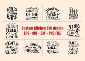 di moda cucina svg fascio design vettore