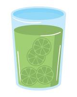 limonata bicchiere bevanda vettore