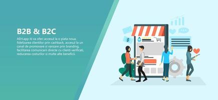 illustrazione di in linea shopping per rivenditore adatto per atterraggio pagina, volantini, infografica, e altro grafico relazionato asset-vettore vettore