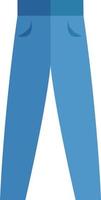 blu i pantaloni, icona illustrazione, vettore su bianca sfondo