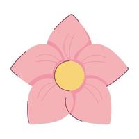 icona del fiore di sakura vettore